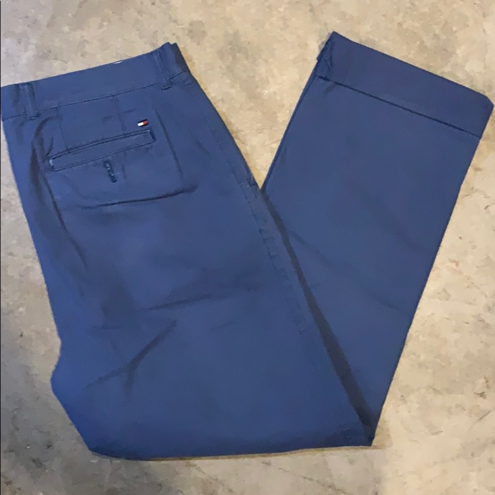 Tommy Hilfigure Chino Pants Blue Navy sz 36x34